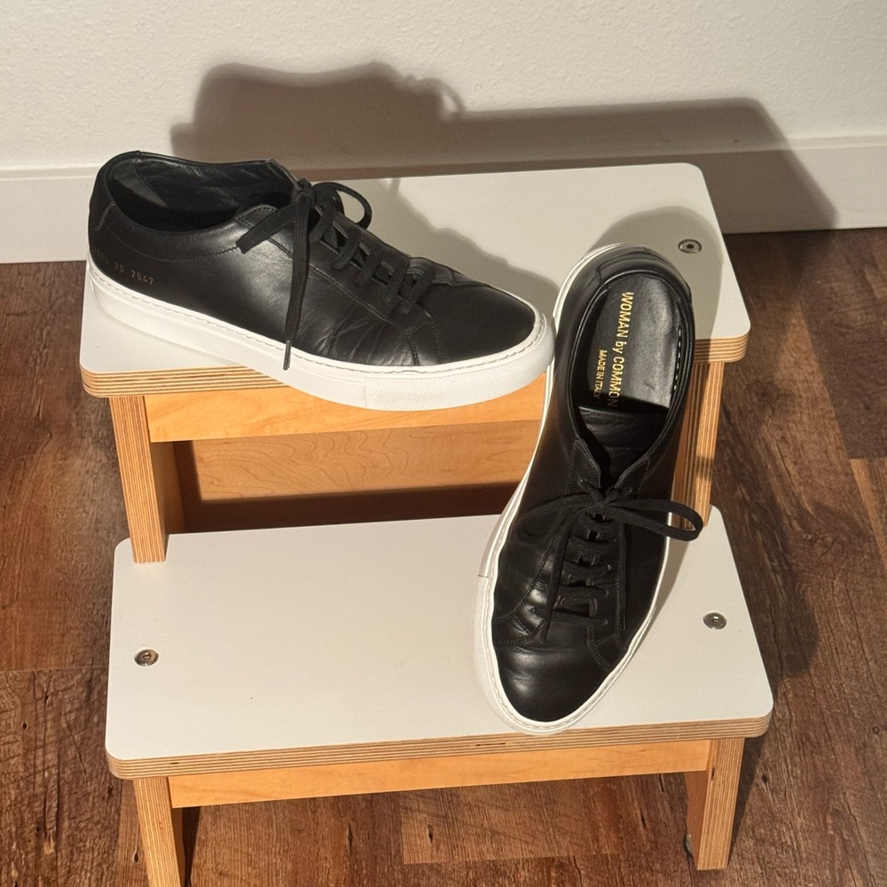 Common Projects Black and White Sneakers